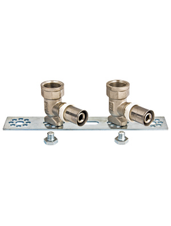 Монтажная планка с пресс-водорозетками 16 х 1/2"