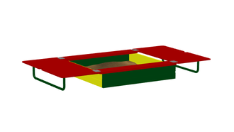 ИО 513 Песочница с крышкой