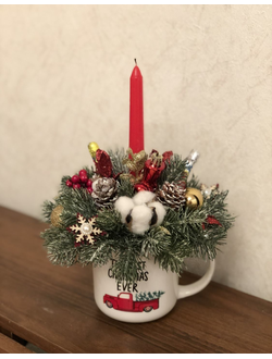 13 Кружка СЕРЕБРО ВНУТРИ, УЦЕНКА