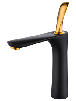 Смеситель для раковины DK Venice.Baciano DA1032659 черный-золото
