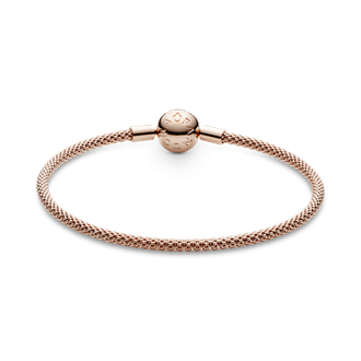 Браслет-бэнгл Moments плетеный в Pandora Rose Артикул 586543