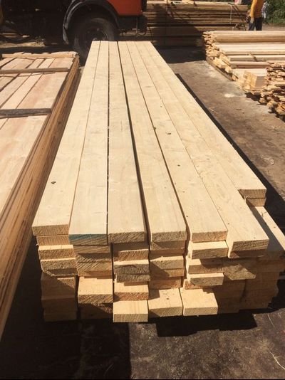 Доска обрезная 40Х150Х6000 мм сорт 1-2