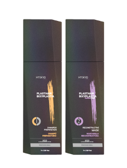 Набор для кератинового выпрямления волос Plast Hair Bixyplastia Passion Fruit H-Tokyo