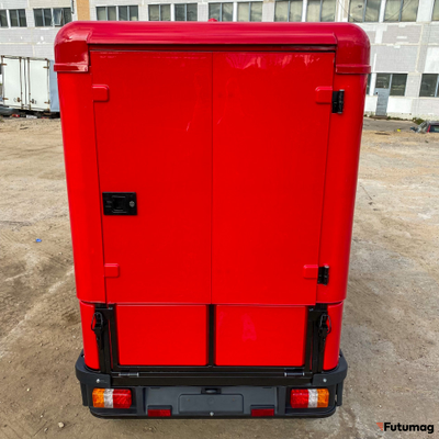 Трицикл грузовой GreenCamel Тендер E1200 (72V 2500W 84Ah) кабина, BOX, понижающая Белый