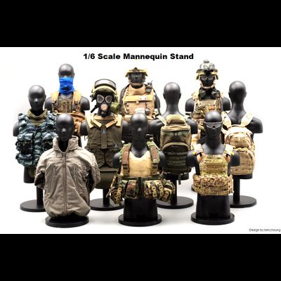 Манекен (торс) для разгрузки / бронежилета 1/6