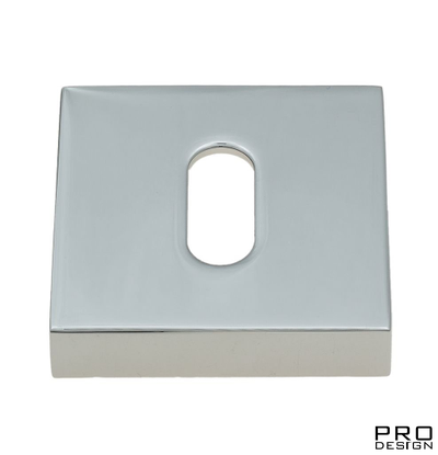 Накладка под ключ буратино на квадратном основании Fratelli Cattini KEY 8-CR полированный хром 2 шт.