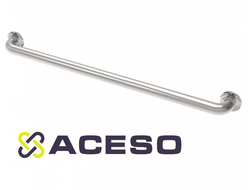 Поручень прямой опорный настенный 1000 мм, скоба пристенный