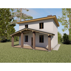 Двухэтажный дом с пятью спальнями 131м² (S104)