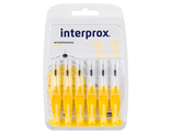 Ершики межзубные 1,1 мм, желтые Interprox, Dentaid, 6 шт.