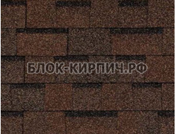 Гибкая черепица Tegola top shingle премьер темно-коричневый
