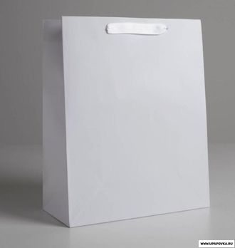 Пакет подарочный «Белый» 26 х 32 х 12 см