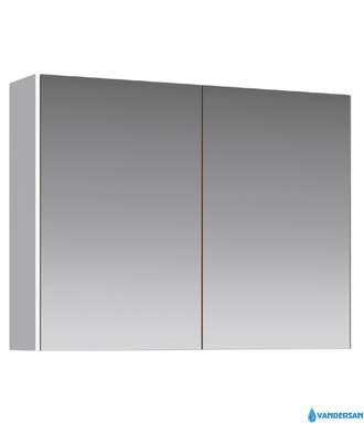 Зеркало-шкаф Aqwella Mobi-80, цвет белый