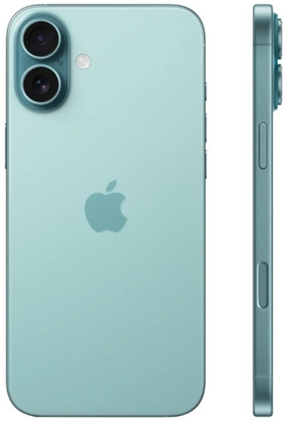 Apple iPhone 16 128GB SIM + ESIM  Бирюзовый