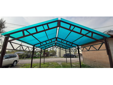 Навес двускатный