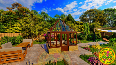 Крупный план стеклянной панели садовой беседки с уплотнительной резинкой, белый алюминиевый каркас.