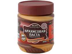 Арахисовая паста (Азбука Продуктов) шоколадная 340гр (12)