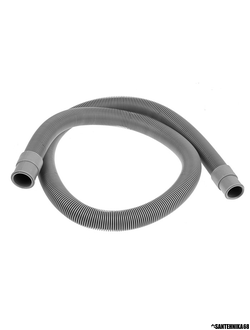 Шланг сливной для стиральной машины 1 1,5 2 2,5 3 3,5 4 4,5 5 м в упаковке 2 резинки в комплекте