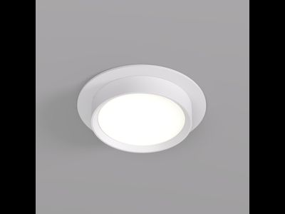 Точечный встраиваемый светильник FLAT DK2090-WH