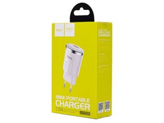 Розетка  CЗУ Hoco C37A Thunder power single port charger set (EU)