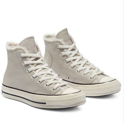 Кеды Converse Chuck 70 белые высокие зима 569515C фото