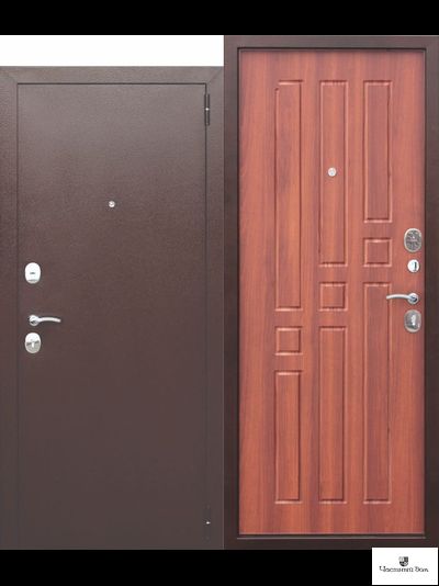 Дверь входная Гарда 8 мм Рустикальный дуб