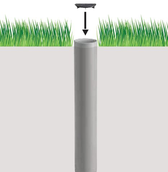 Крепление для установки зонта в грунт Tube For Planting