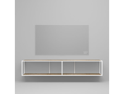 Тумба TV stand 160 lite white темный дуб подвесной