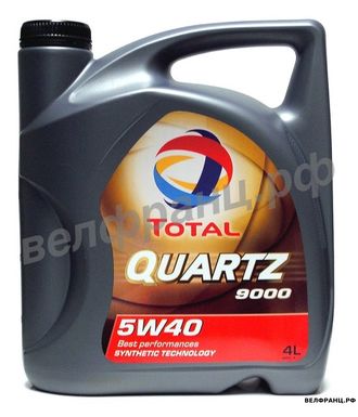 Total Quartz 9000 SAE 5W-40 (4л) синт. A3/B4 PSA B712296