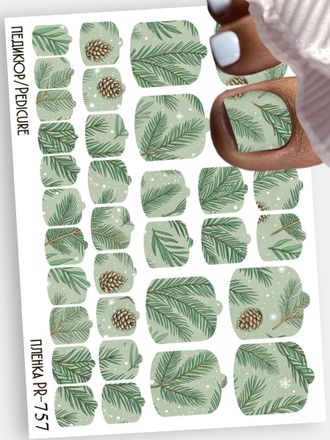 Пленки для педикюра 9,5*13,5 см PR-757