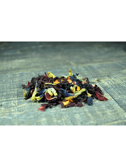 Фруктовый чай на каркаде "Тайская ночь" 100г