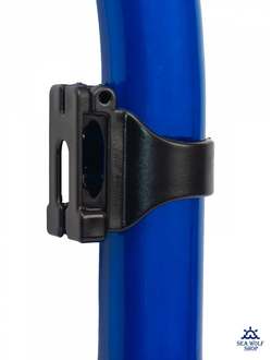 Маска с трубкой Sargan "НЕРО" черно-синий