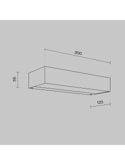Настенный светильник (бра) Lot, O428WL-L10W3K