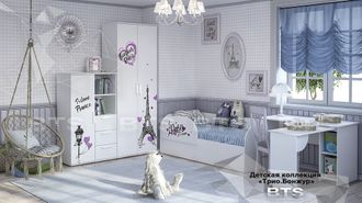 КОМПЛЕКТ ДЕТСКОЙ МЕБЕЛИ БОНЖУР, 4 предмета.