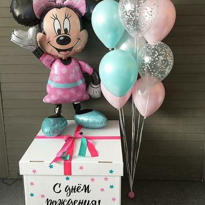 Шар "ходячий" Минни или Микки - 91 см