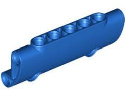 Technic, Panel Curved 7 x 3 with 2 Pin Holes through Panel Surface, Blue (24119 / 6391882)