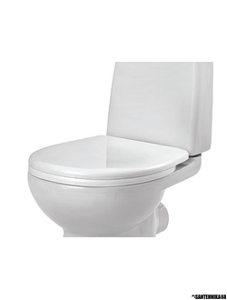 Унитаз - компакт с горизонтальным выпуском Santek Цезарь 1.WH30.1.745