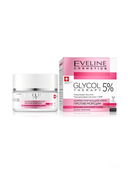 EVELINE  крем против морщин корректирующий для всех типов кожи GLYCOL THERAPY 50 мл