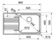 Мойка Franke SMART SRX 611-86