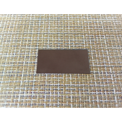 Шильд-табличка 50x25x0,4 мм стальной зеркальный, цвет медный