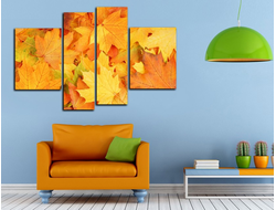 Модульная картина "Осенний квартет"