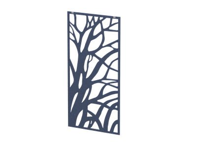 Акустическая подвесная перегородка с декором "Старое дерево" (фурнитура в комплекте)