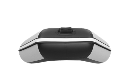 Моторная лодка Аква 2800 светло-серый/черный вид с носа