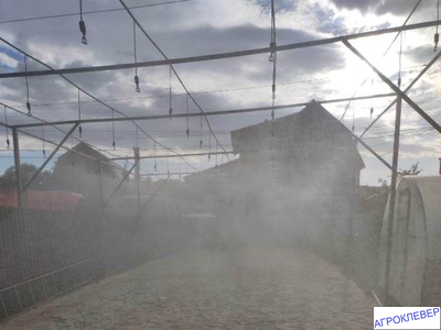 Туманообразователь 4 сопла 2,5bar, серый, 32,0л/ч, радиус 0,8-1,0м