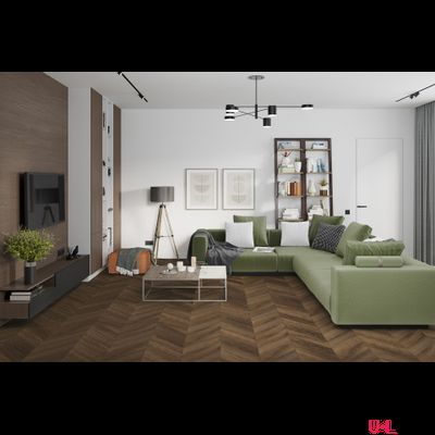 Кварцвиниловая плитка Damy Floor Chevron LVT Шайо DF07-Ch-LVT 43 класс толщина 2.5 мм с фаской клеевая 3.048 м2
