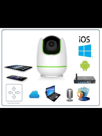 Yobang Security. Видеоняня /WiFi-LAN видеокамера моторизированная с DVR , HD  (Yoosee)