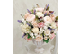 Композиция из искусственных цветов средних размеров в вазе - Каприз № С023/купить в Москве