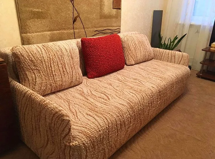 Чехол на 3хм диван Виста Элегант Крем