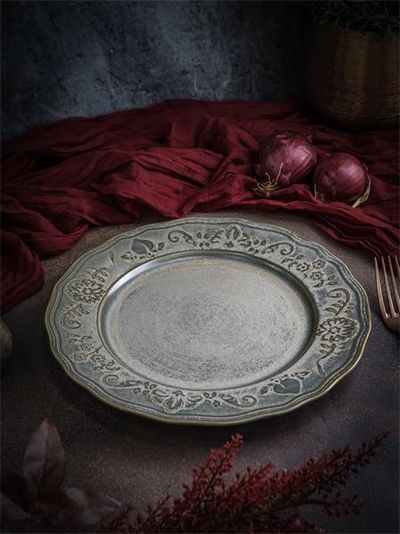 Тарелка мелкая d 26 см h 2,5 см, фарфор