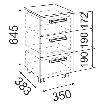 Тумба универсальная Волкер М09