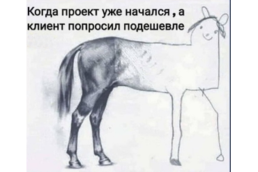 КОГДА ПОПРОСИЛИ ПОДЕШЕВЛЕ